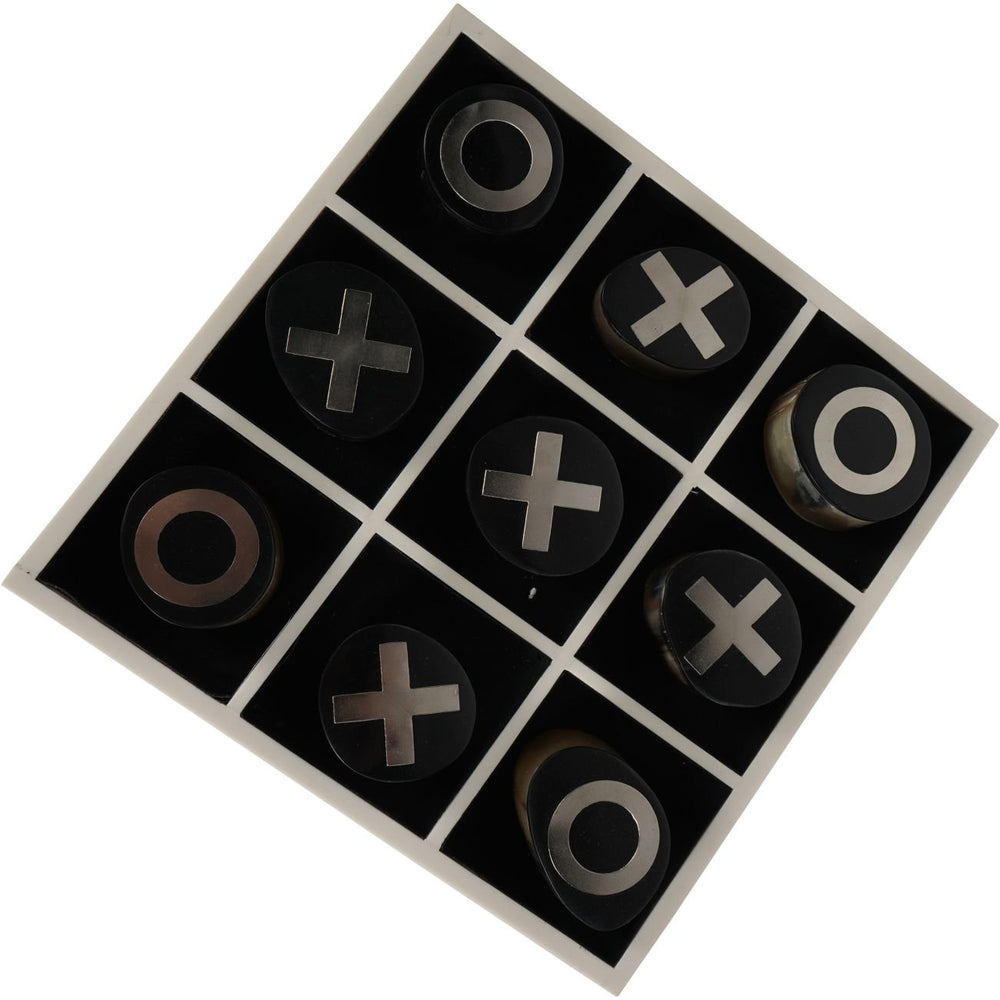 Hanson Horn Inlay Noughts and Crosses Set - XShowhome Limited - Libra
