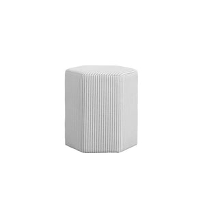 Harbour Grey Thin Stripe Stool - Canwell Interiors Limited - Canwell