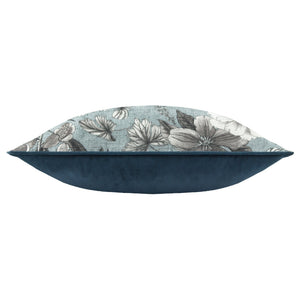 Harlington Botany 50x50 Feather Filled Cushion Petrol - Canwell Interiors Limited - Riva