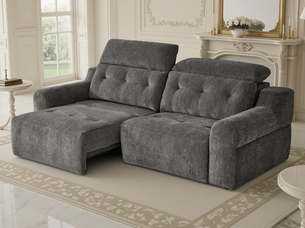 Harrison Electric Sofa Charcoal - XShowhome Limited - Xshowhome
