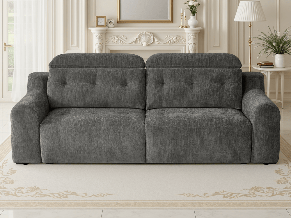 Harrison Electric Sofa Charcoal - XShowhome Limited - Xshowhome