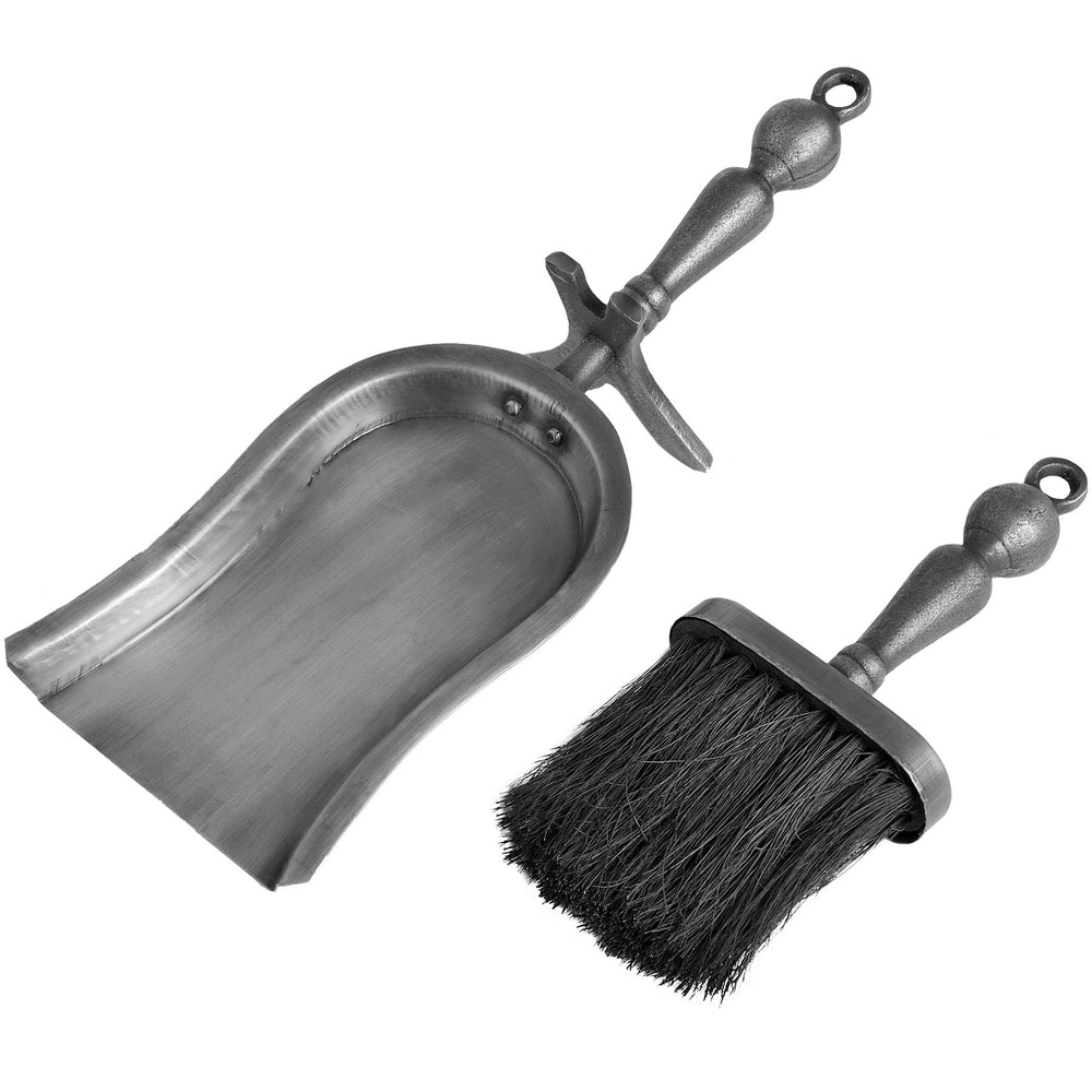 Hearth Tidy Set in Antique Pewter Effect Finish - Canwell Interiors Limited - Hills