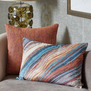 Heartwood 40x60 Feather Filled Cushion Peacock - Canwell Interiors Limited - Riva