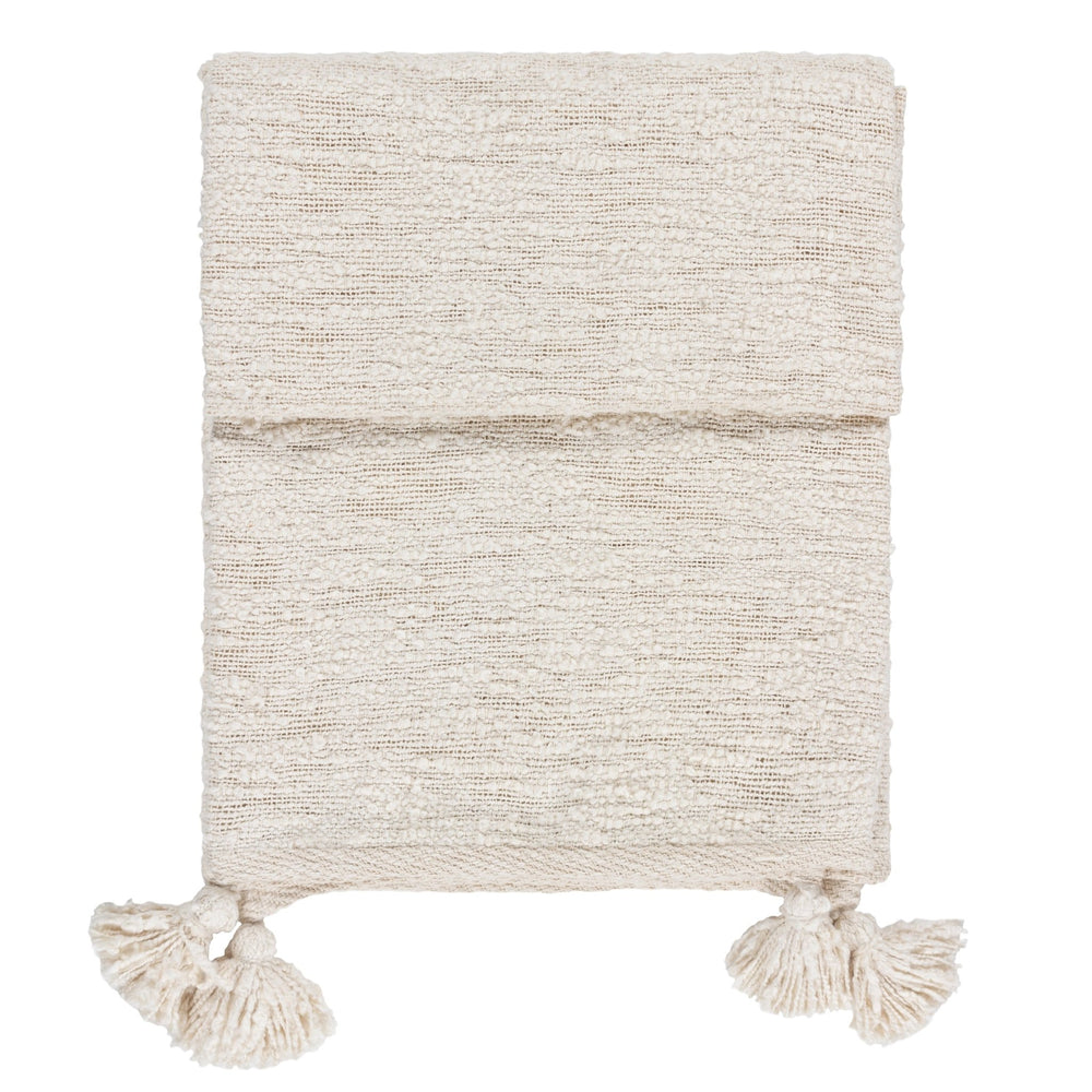 Heath 130x180 Throw Ecru - Canwell Interiors Limited - Riva
