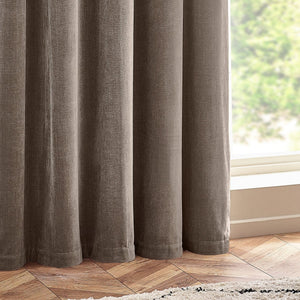 Heavy Chenille 168x229 Eyelet Curtain Greige - Canwell Interiors Limited - Riva