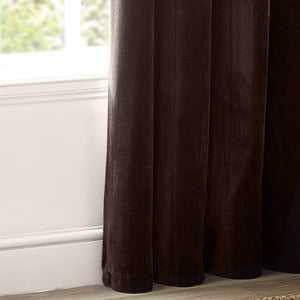 Heavy Chenille 229x183 Eyelet Curtain Brown - Canwell Interiors Limited - Riva