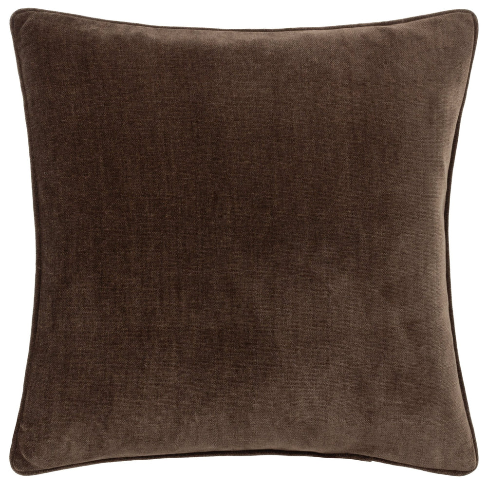 Heavy Chenille 50x50 Feather Filled Cushion Brown - XShowhome Limited - Riva
