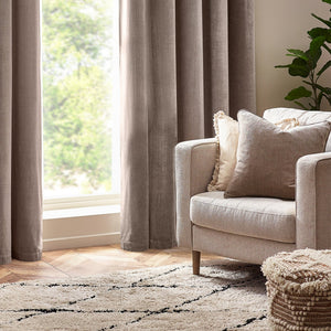 Heavy Chenille 50x50 Feather Filled Cushion Greige - Canwell Interiors Limited - Riva