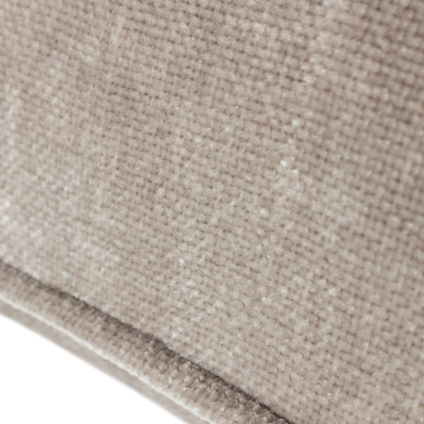 Heavy Chenille 50x50 Feather Filled Cushion Greige - Canwell Interiors Limited - Riva