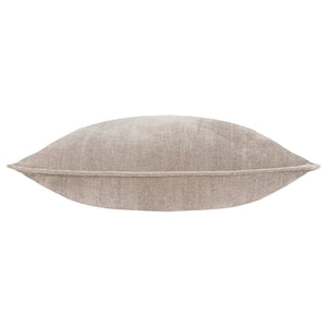 Heavy Chenille 50x50 Feather Filled Cushion Greige - Canwell Interiors Limited - Riva