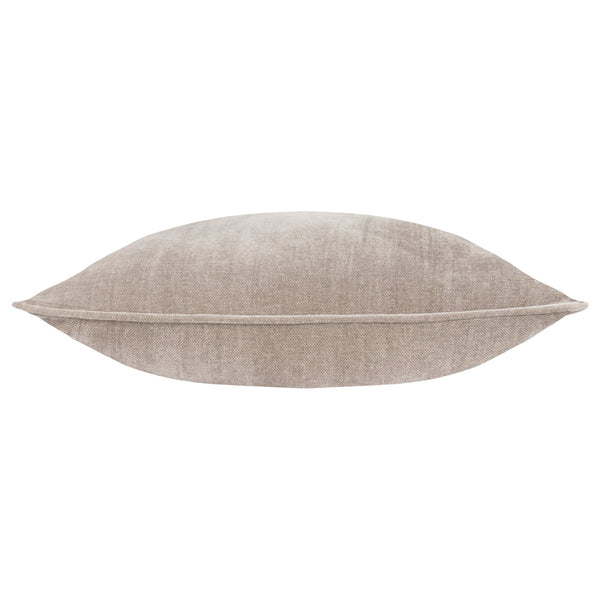 Heavy Chenille 50x50 Feather Filled Cushion Greige - Canwell Interiors Limited - Riva
