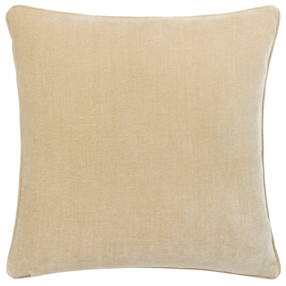 Heavy Chenille 50x50 Feather Filled Cushion Natural - Canwell Interiors Limited - Riva