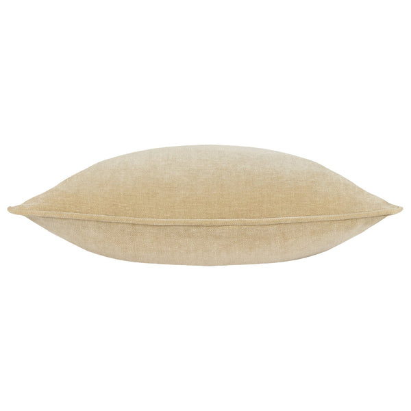 Heavy Chenille 50x50 Feather Filled Cushion Natural - Canwell Interiors Limited - Riva