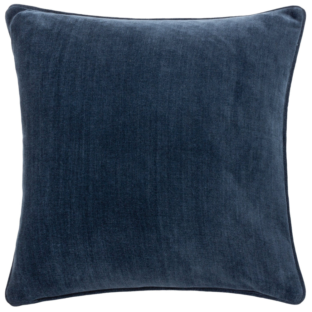 Heavy Chenille 50x50 Feather Filled Cushion Navy - XShowhome Limited - Riva