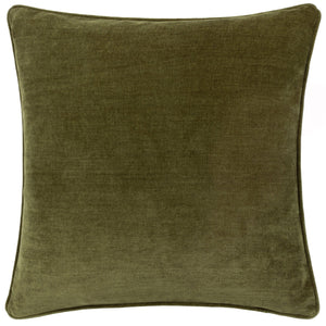 Heavy Chenille 50x50 Feather Filled Cushion Olive - XShowhome Limited - Riva