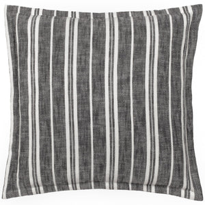 Hebble 50x50 Feather Filled Cushion Black - Canwell Interiors Limited - Riva