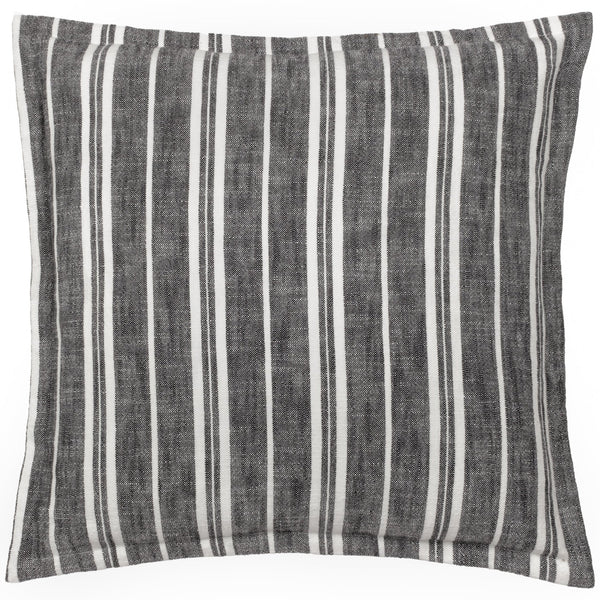 Hebble 50x50 Feather Filled Cushion Black - Canwell Interiors Limited - Riva