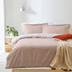Hebden Double Duvet Set Pecan - Canwell Interiors Limited - Riva