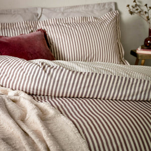 Hebden King Size Duvet Set Beetroot - XShowhome Limited - Riva