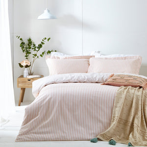 Hebden King Size Duvet Set Blush - Canwell Interiors Limited - Riva