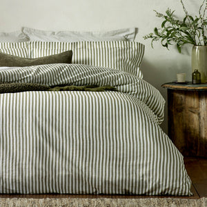 Hebden King Size Duvet Set Olive - XShowhome Limited - Riva