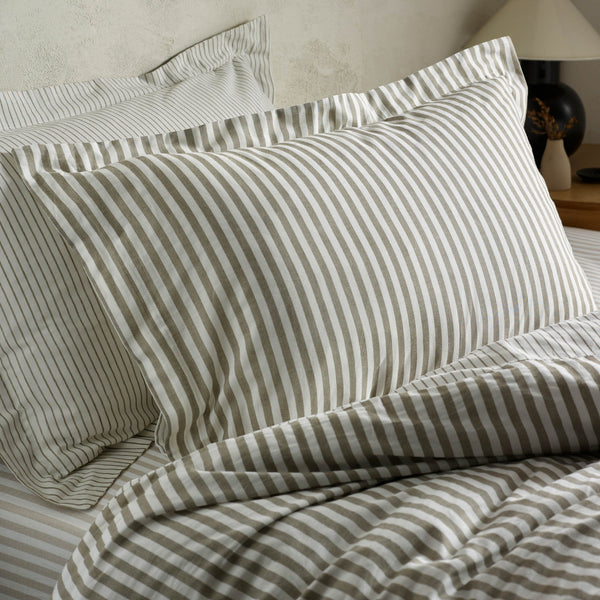 Hebden Pillowcase Pairs Mole - Canwell Interiors Limited - Riva