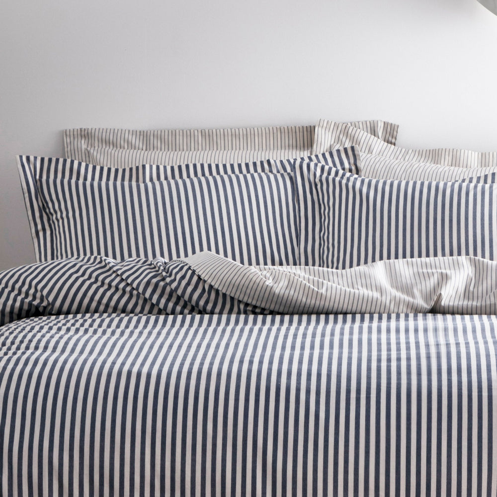 Hebden Sb Duvet Set Navy - Canwell Interiors Limited - Riva