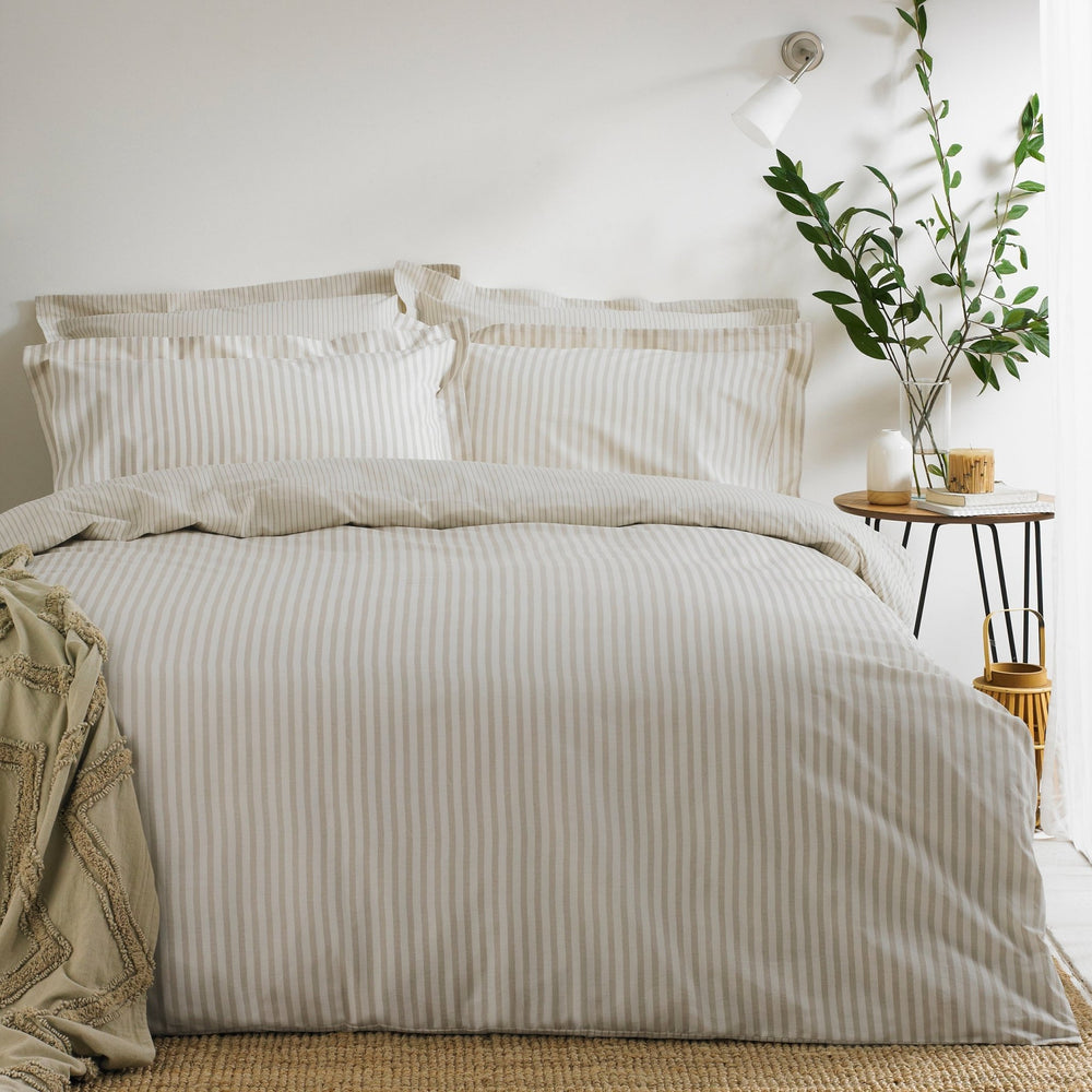 Hebden Sks Duvet Set Natural - Canwell Interiors Limited - Riva
