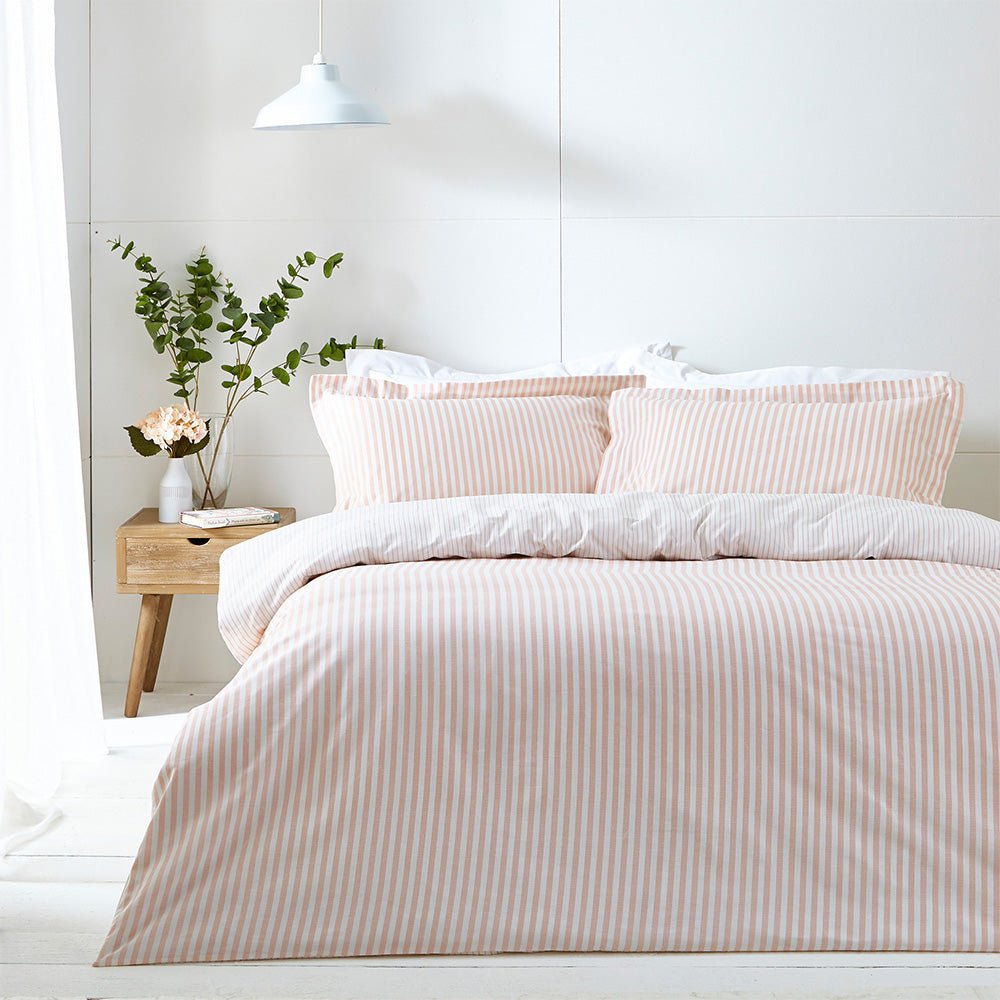 Hebden Super King Size Duvet Set Blush - Canwell Interiors Limited - Riva