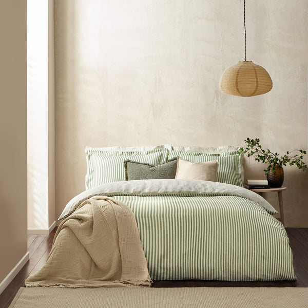 Hebden Super King Size Duvet Set Forest - Canwell Interiors Limited - Riva
