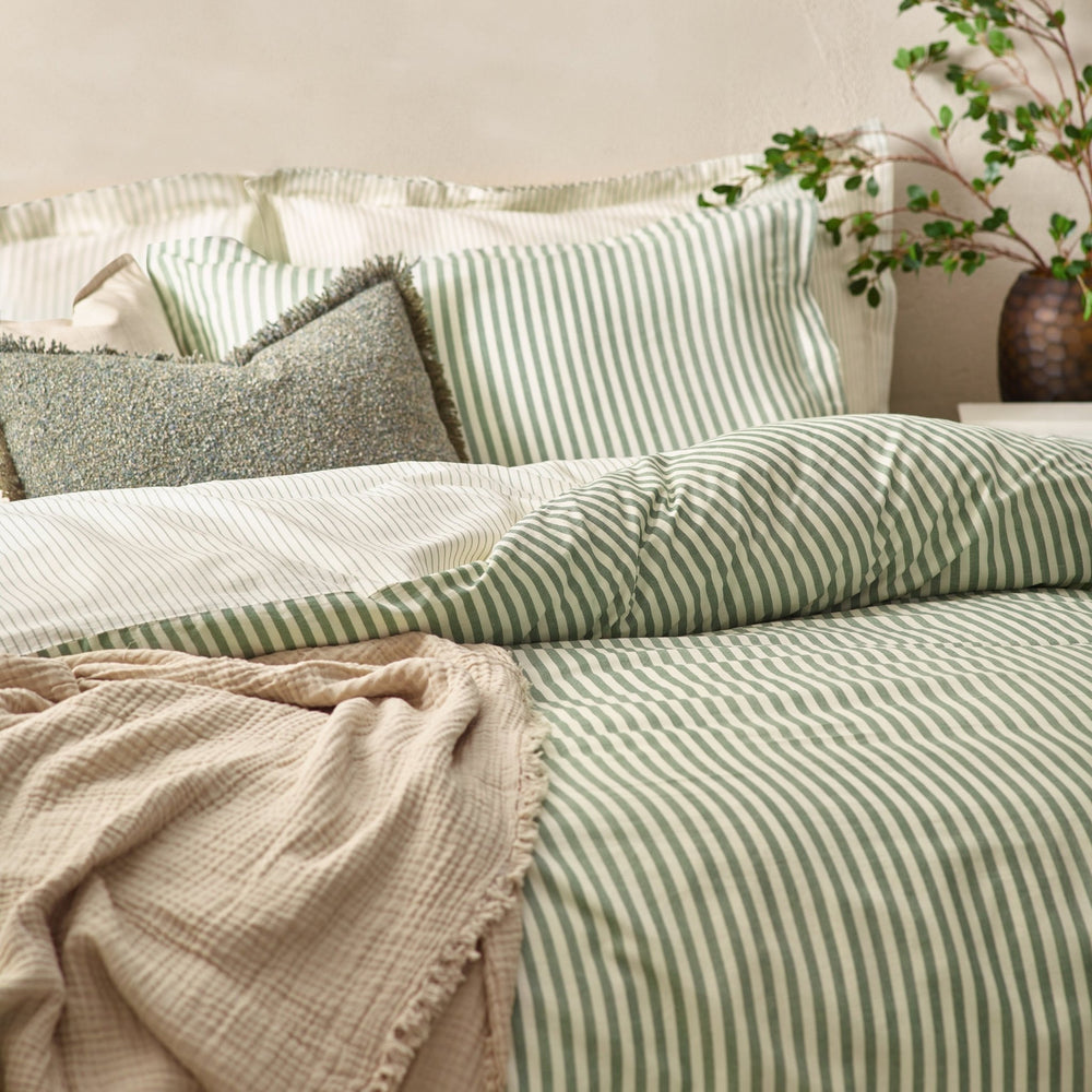 Hebden Super King Size Duvet Set Forest - Canwell Interiors Limited - Riva