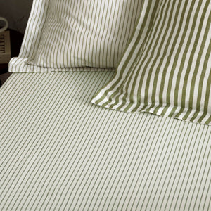 Hebden/Barton Super King Fitted Sheet Olive - XShowhome Limited - Riva