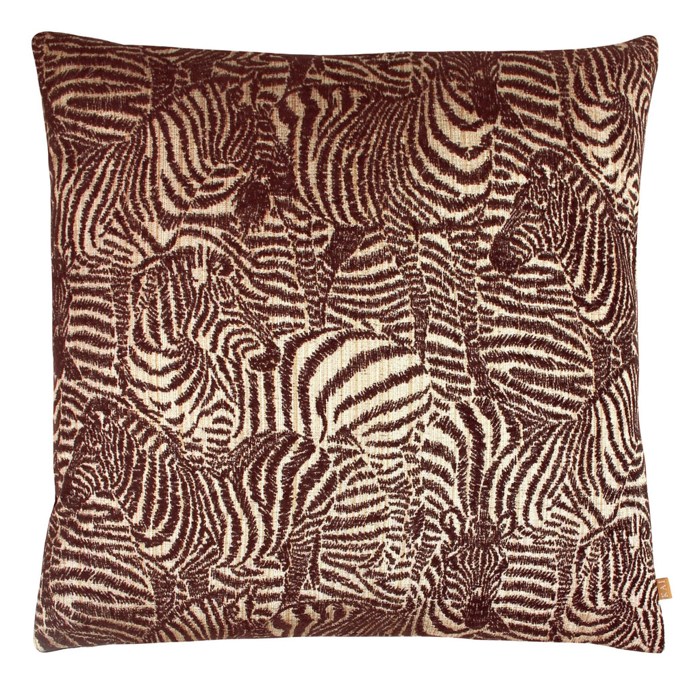 Hector 55x55 Feather Filled Cushion Earth - Canwell Interiors Limited - Riva