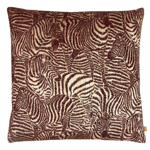 Hector 55x55 Feather Filled Cushion Earth - Canwell Interiors Limited - Riva