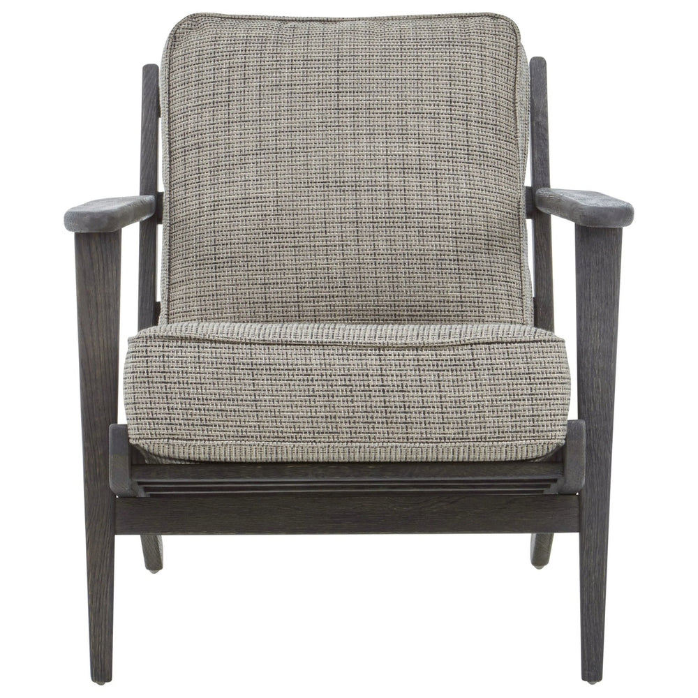 Hector Tweed Armchair With Black Oak Wood Frame - XShowhome Limited - Xshowhome