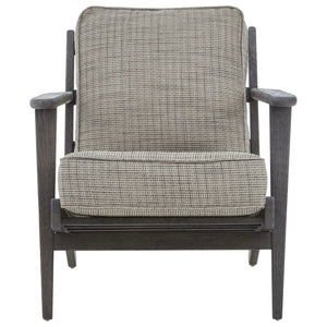 Hector Tweed Armchair With Black Oak Wood Frame - XShowhome Limited - Xshowhome