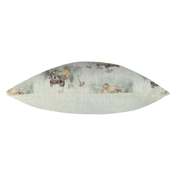 Hedgerow Mice Repeat 43x43 Feather Filled Cushion Multi - Canwell Interiors Limited - Riva