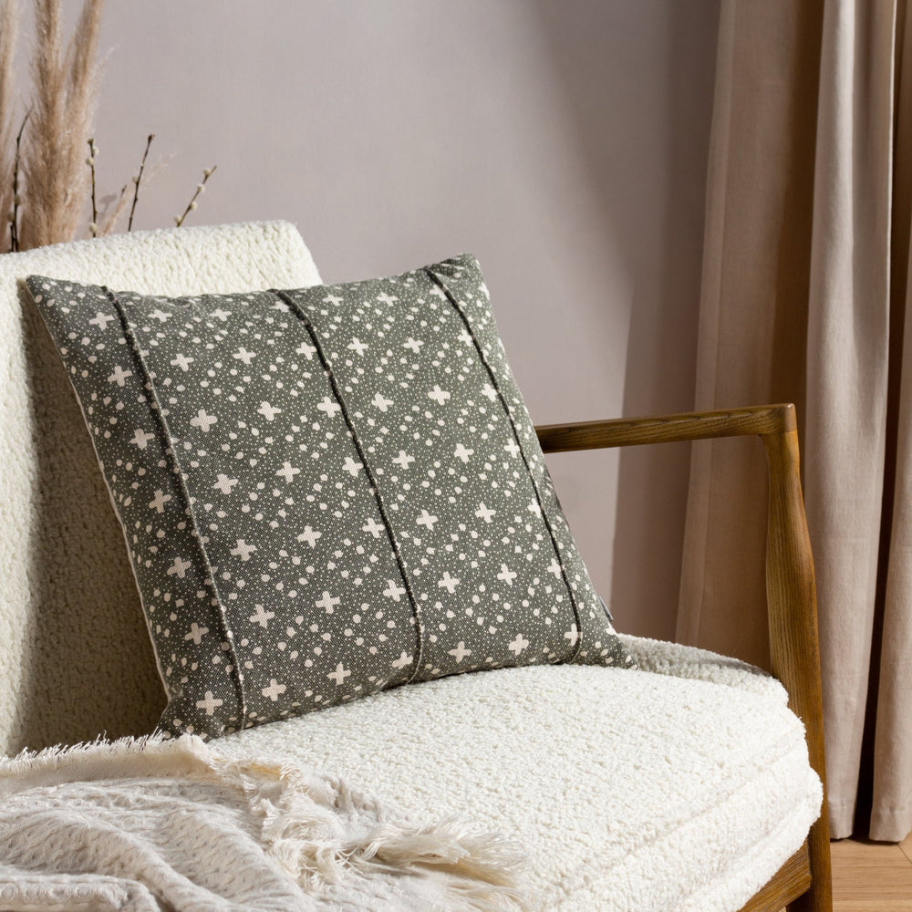 Helm 50x50 Feather Filled Cushion Lichen - Canwell Interiors Limited - Riva