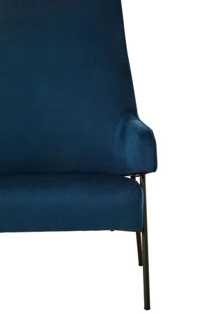 Henia Blue Velvet Chair - XShowhome Limited - Xshowhome