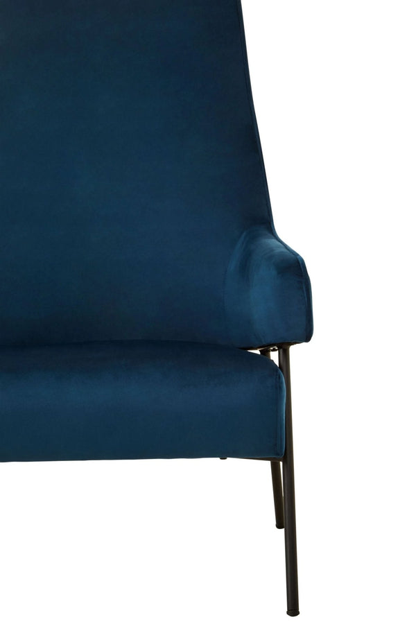 Henia Blue Velvet Chair - XShowhome Limited - Xshowhome