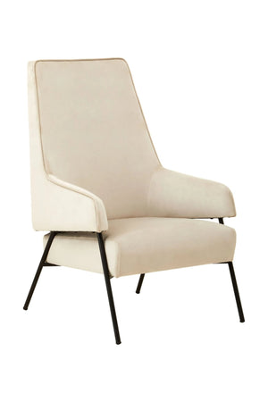 Henia Cream Velvet Chair - XShowhome Limited - Xshowhome