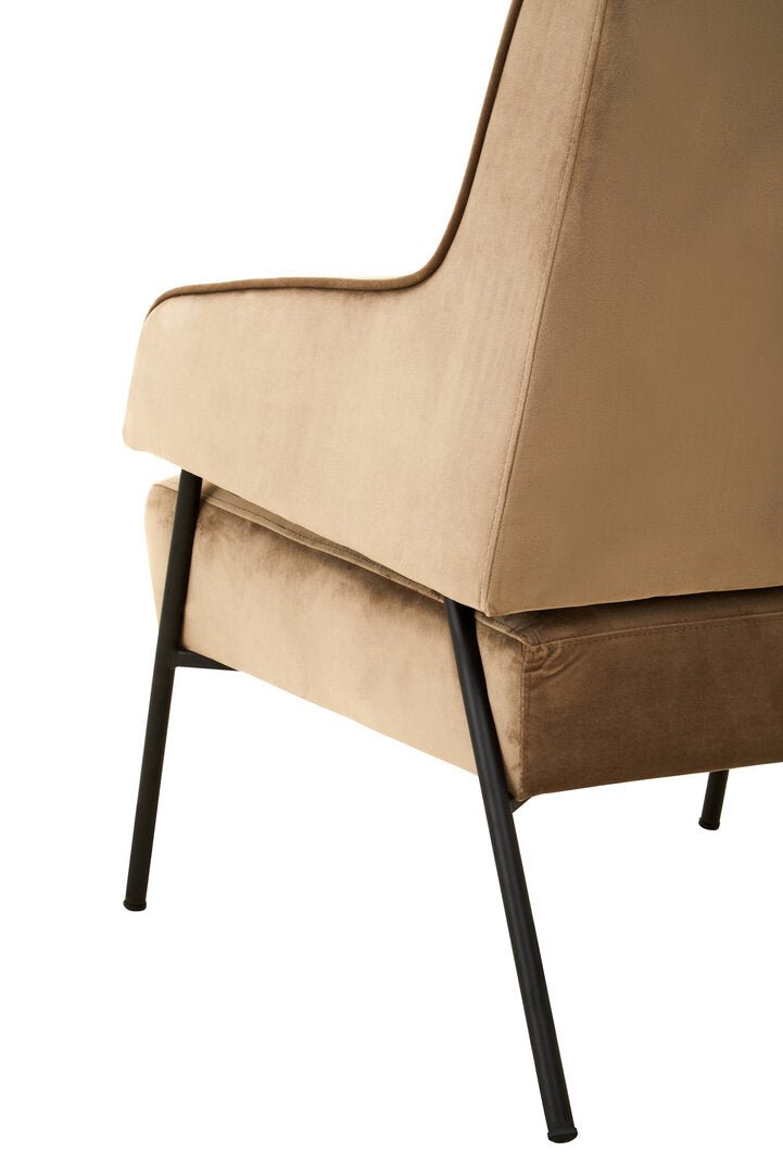 Henia Mink Velvet Chair - Canwell Interiors Limited - Xshowhome