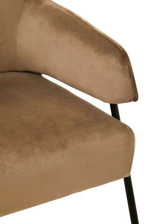 Henia Mink Velvet Chair - XShowhome Limited - Xshowhome