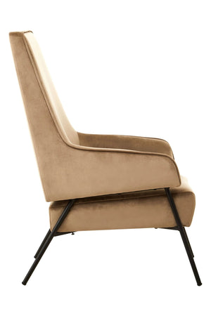 Henia Mink Velvet Chair - XShowhome Limited - Xshowhome