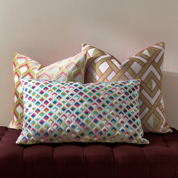 Henley 50x50 Feather Filled Cushion Multi - Canwell Interiors Limited - Riva