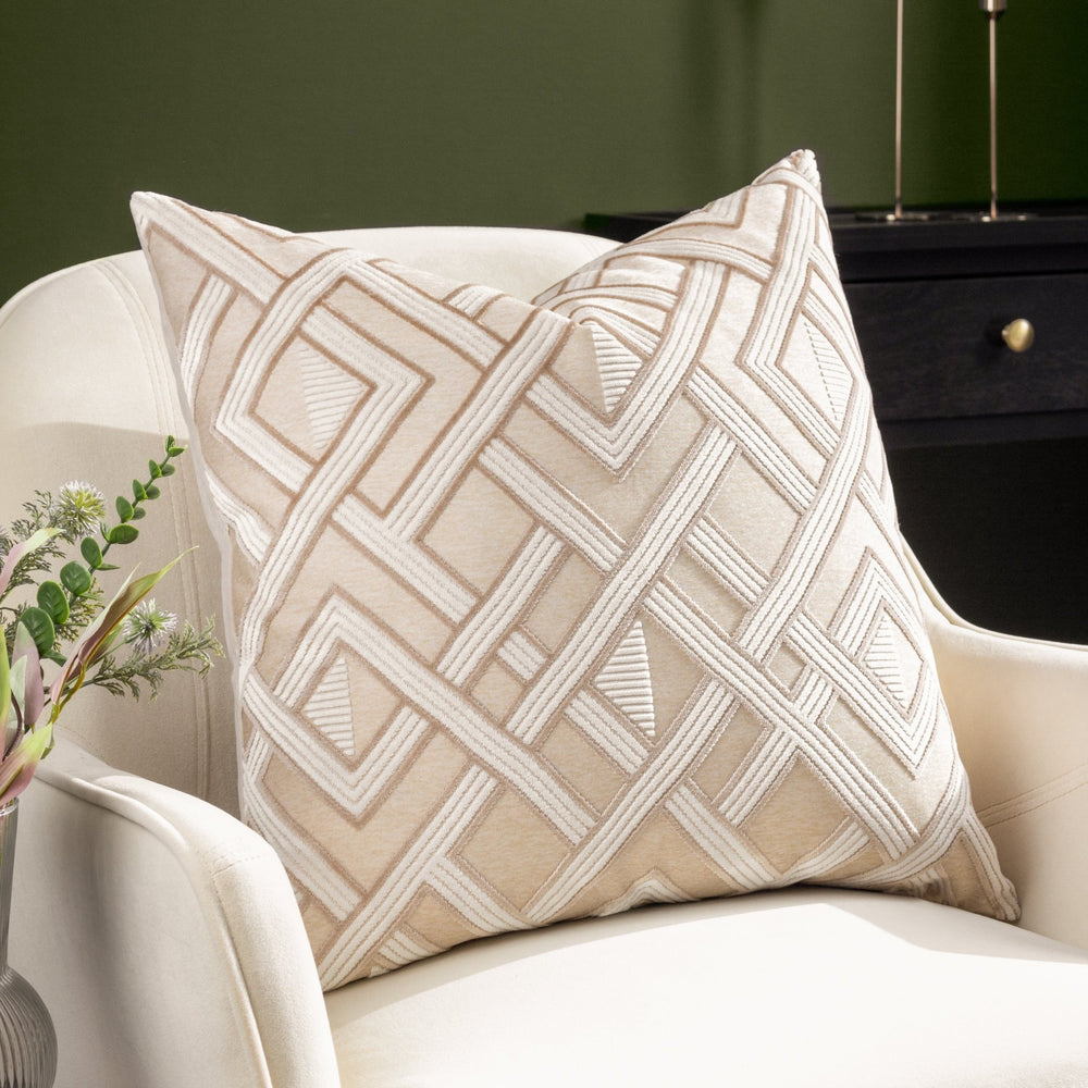 Henley 50x50 Feather Filled Cushion Warm Taupe - XShowhome Limited - Riva