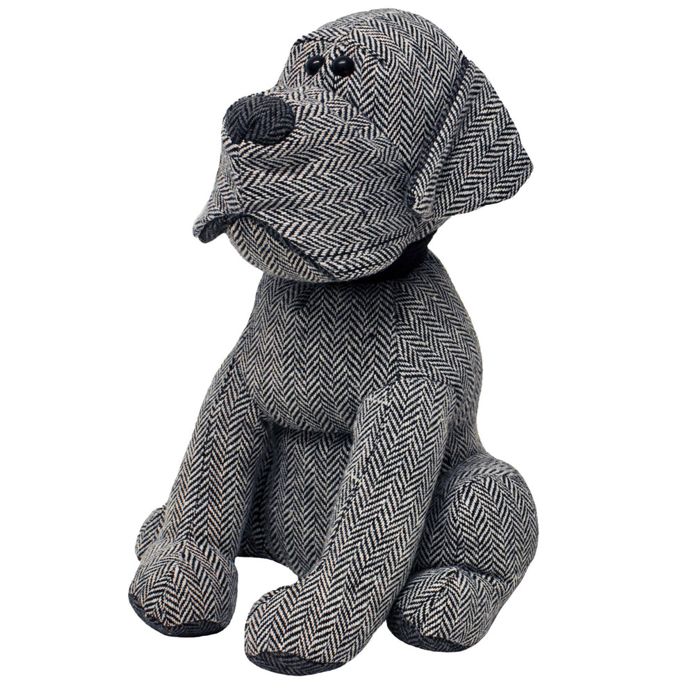 Herringbone Dog Door Stop Grey - Canwell Interiors Limited - Riva
