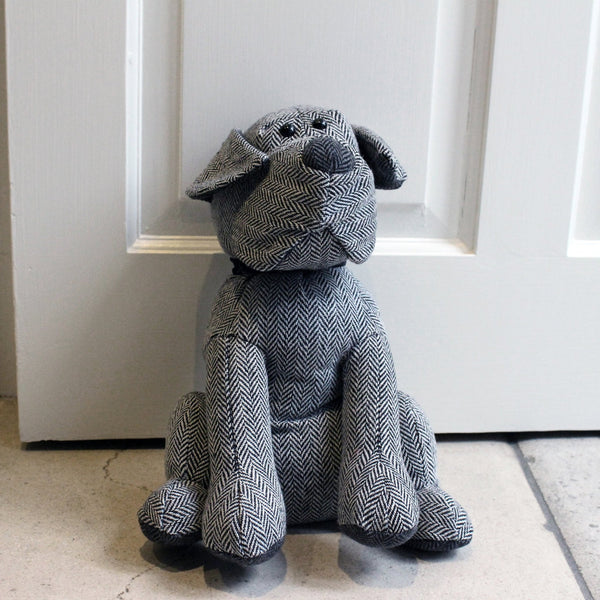 Herringbone Dog Door Stop Grey - XShowhome Limited - Riva