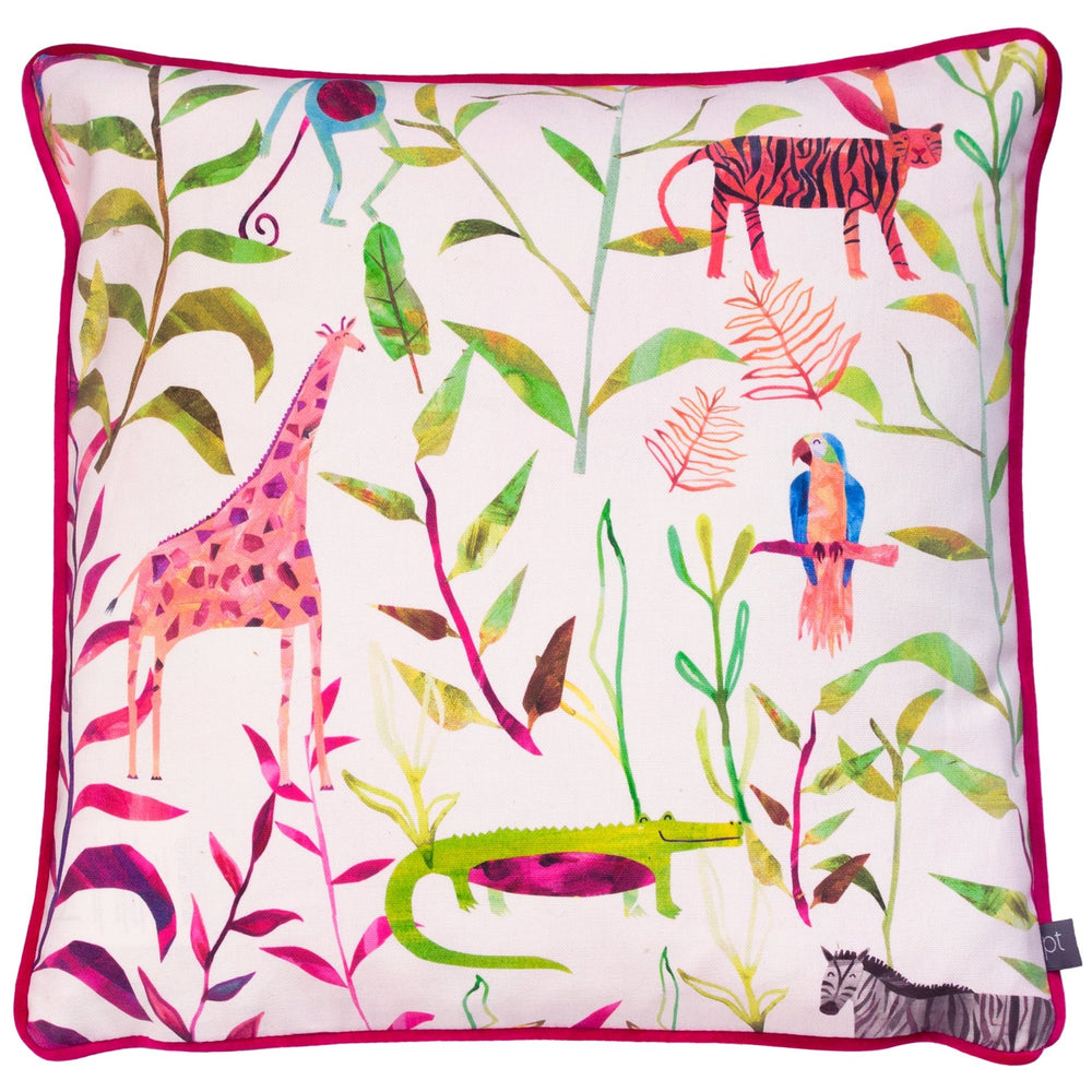 Hide and Seek 43x43 Feather Filled Cushion Rainbow - Canwell Interiors Limited - Riva