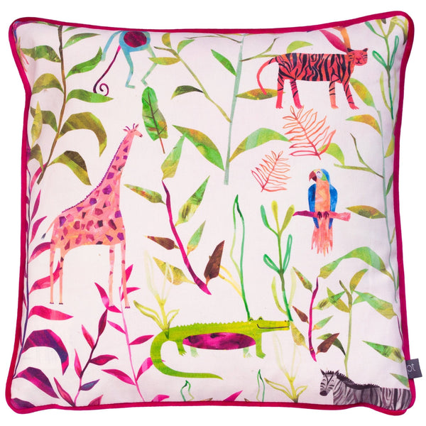 Hide and Seek 43x43 Feather Filled Cushion Rainbow - Canwell Interiors Limited - Riva